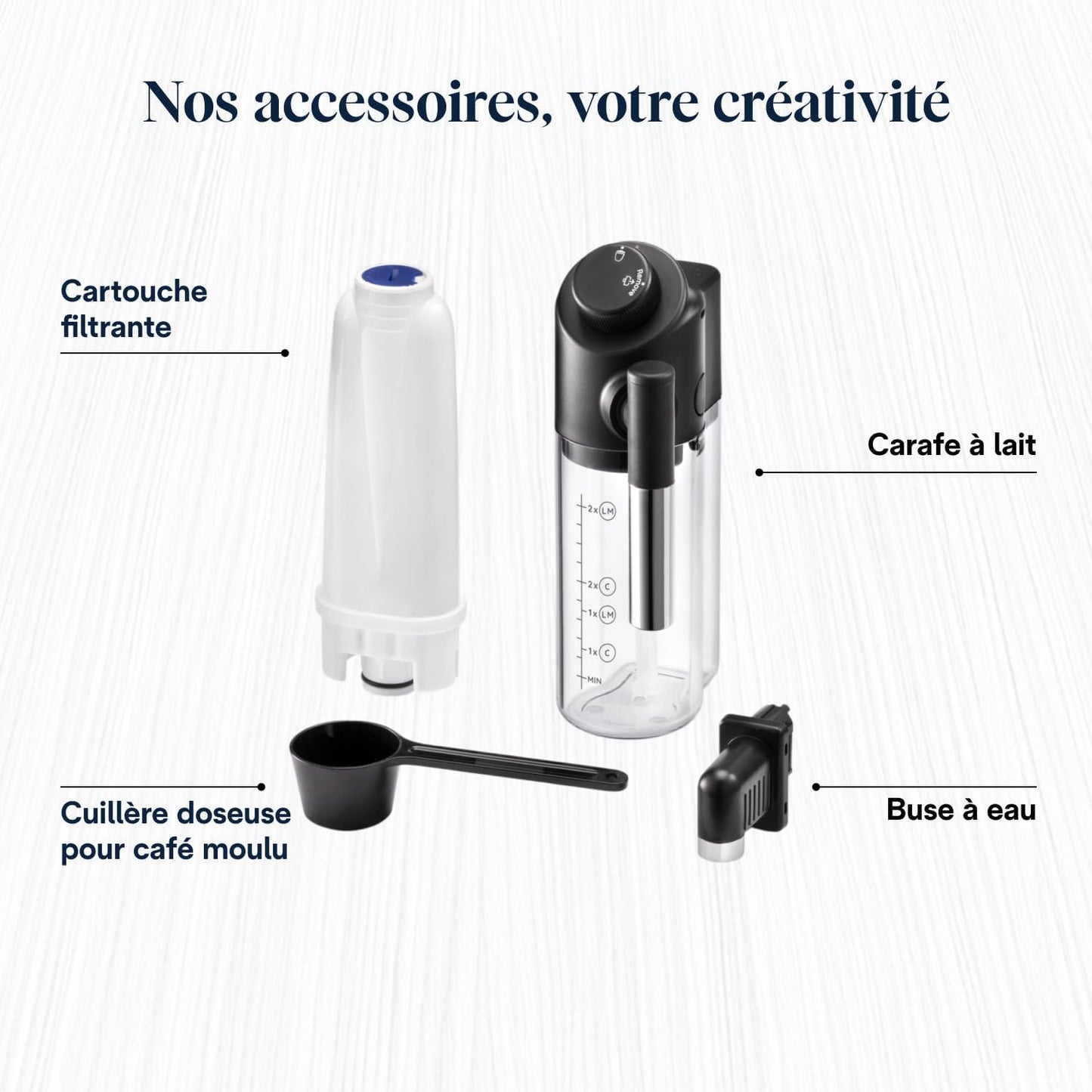 Magnifica Evo (ECAM292.81.SB)- Perfetto Machine à Café Automatique avec LatteCrema Mousseur à Lait Automatique, 7 Boissons en une Seule Touche, Commandes Soft Touch, Argent et Noir